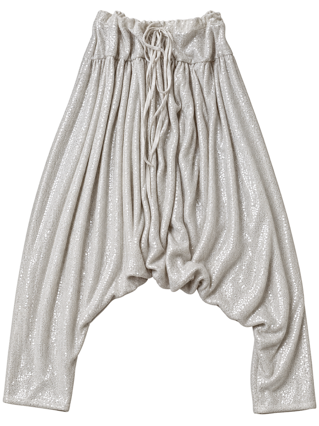 The Silk Sequined Harem Pants