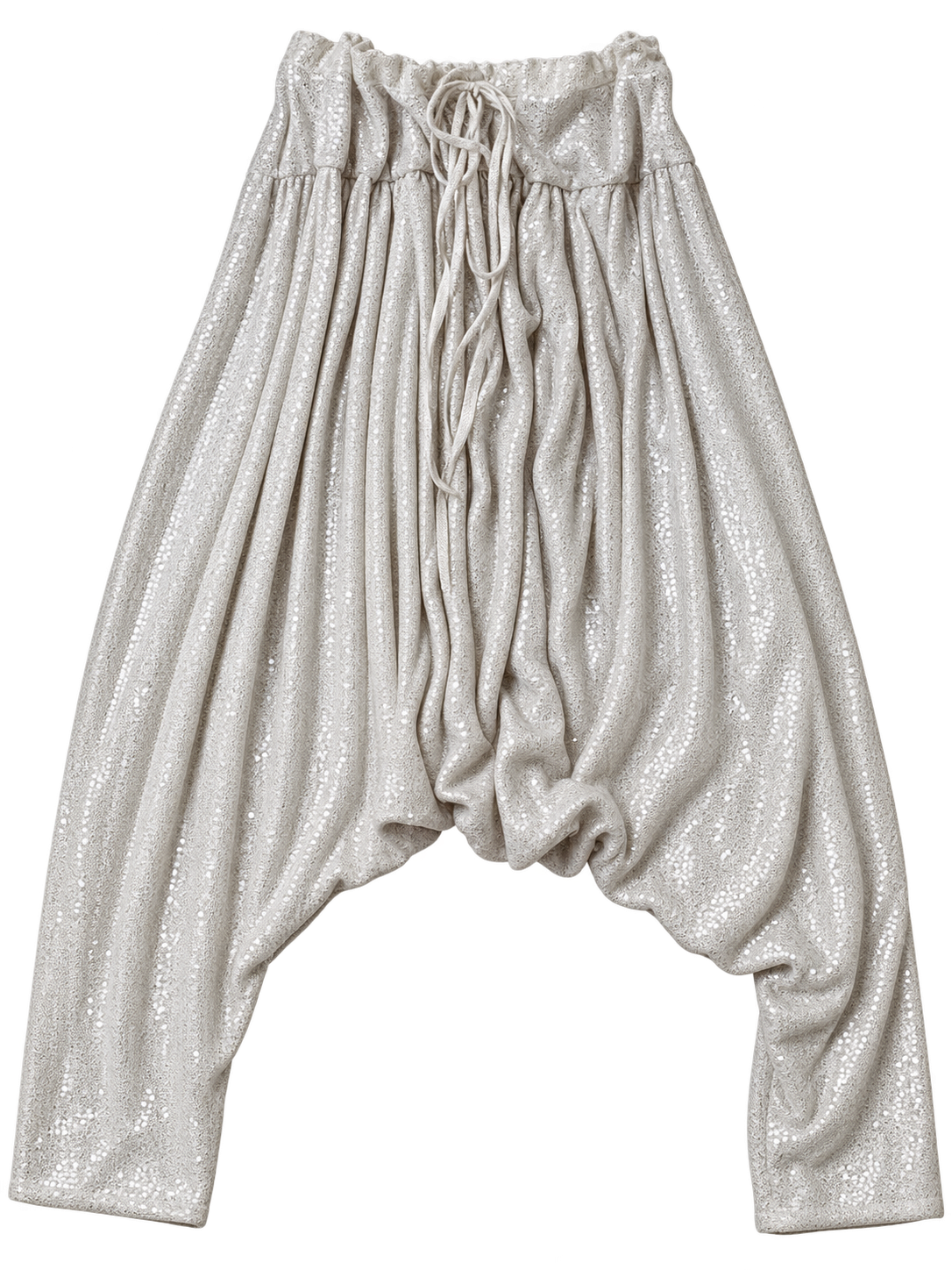 The Silk Sequined Harem Pants