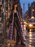 Jewel Tone Multi-Sequin Vintage Duster