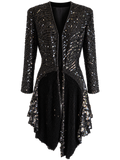 Black Sequin Duster