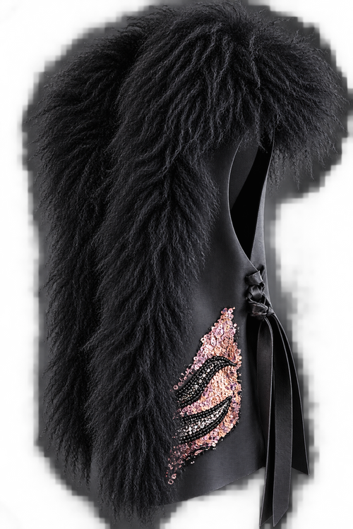 black fur