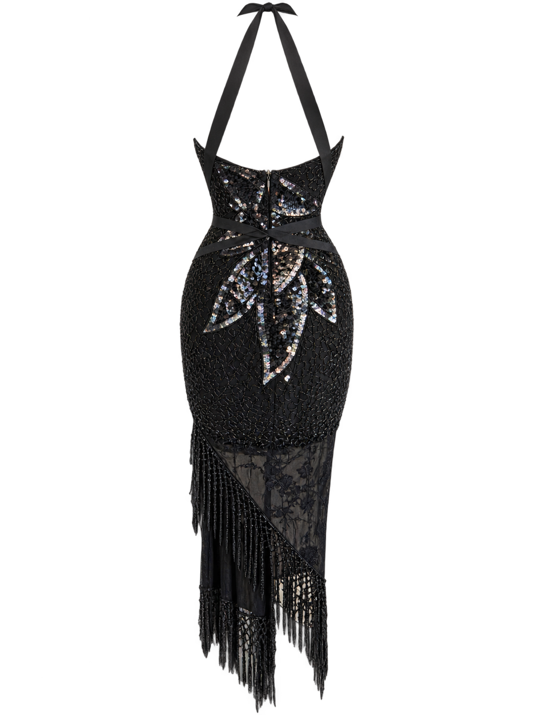 Vintage Sequin Evening Dress