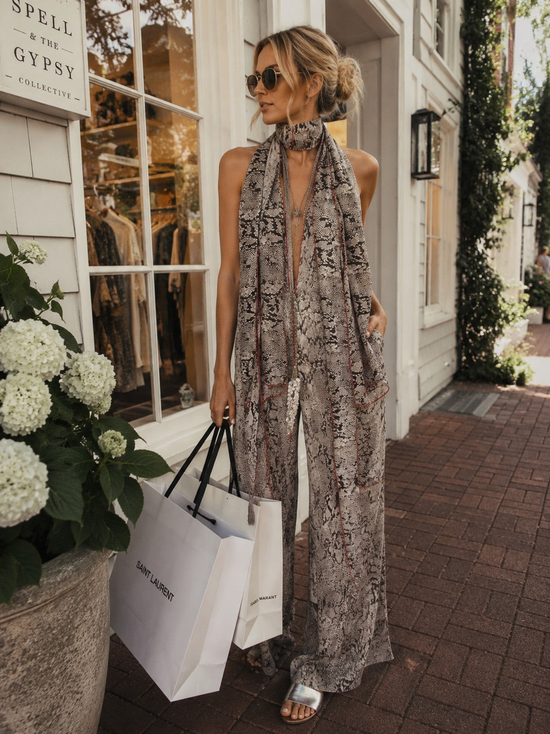 The Sobe Dress — Snakeskin