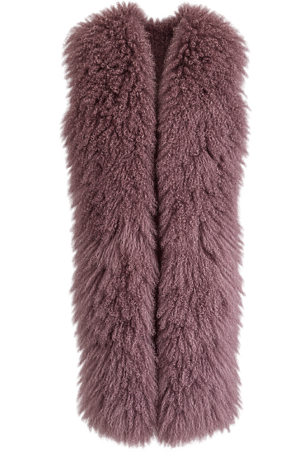 Cocoa Brown Mongolian Lamb Coat