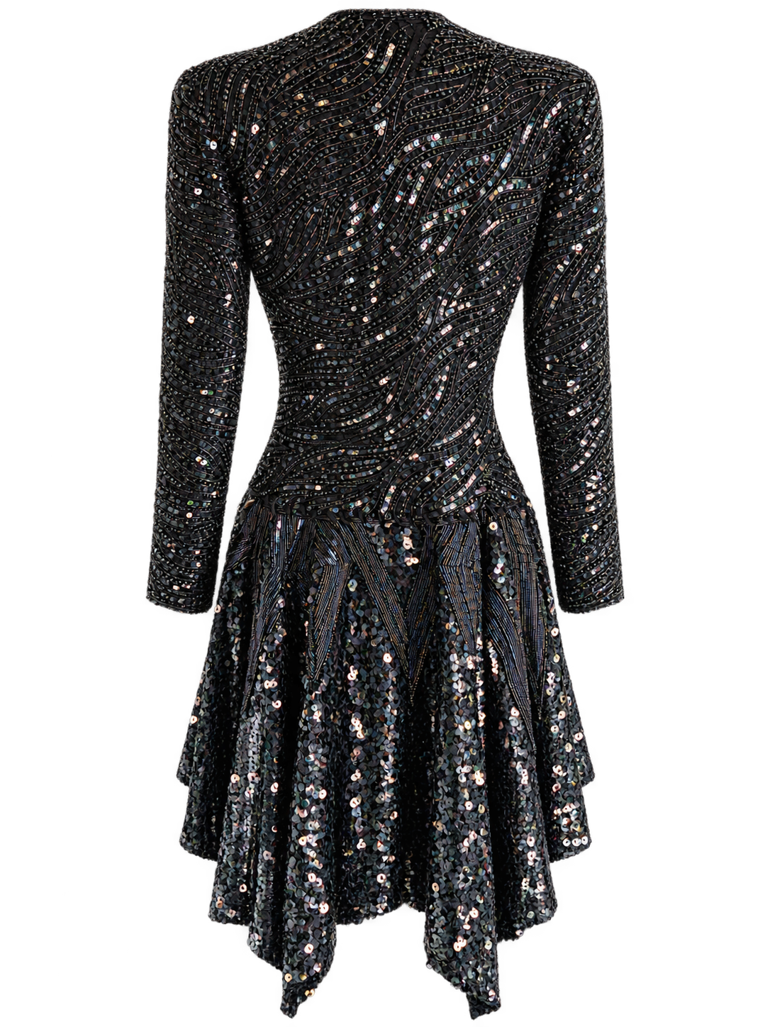 Black Sequin Duster