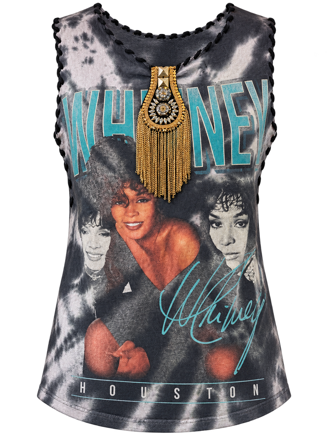 Vintage Whitney Houston Collage Tee — Backstage