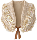 The Vintage White Sequin Bolero