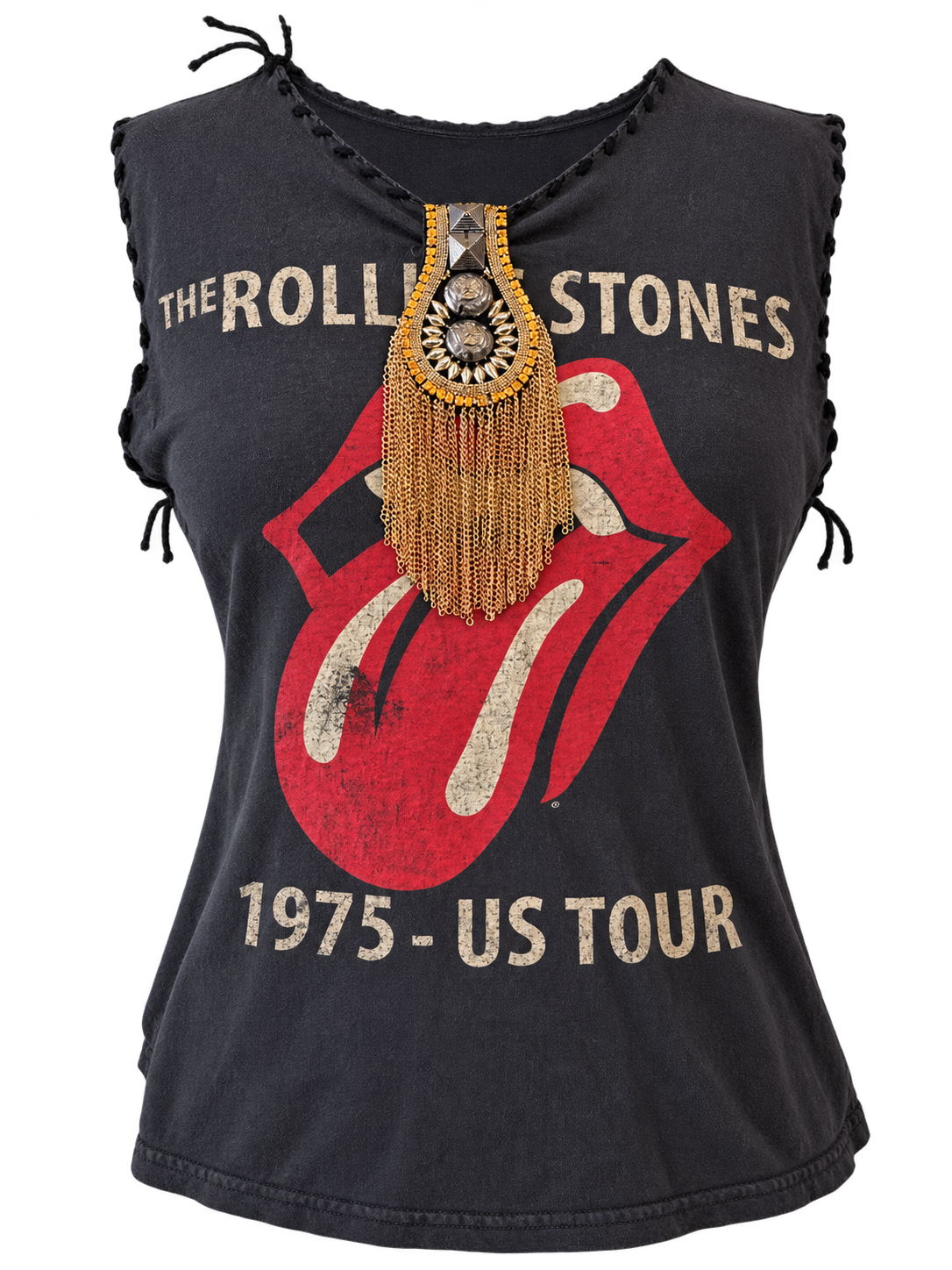 Rolling Stones 1975 US Tour — Reworked Vintage Tee